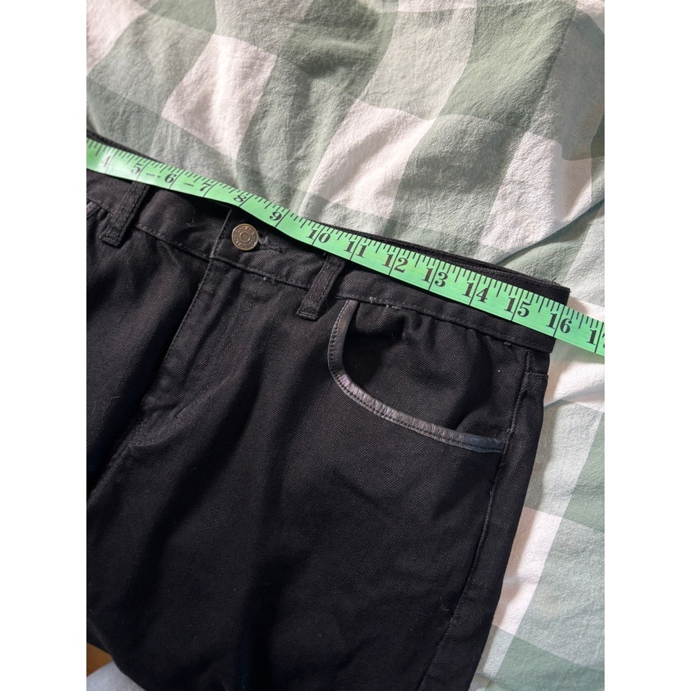 Lauren Jeans Co Ralph Lauren Black Lace Up Ankle Equestrian Pants Size 10 - Picture 6 of 10